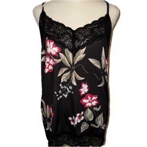 Lace and Floral Camisole